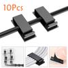 10Pcs Cable Clips Adhesive Cable Organizer Cord Holder Durable Strong Cable Wire Management for Car Office and Home