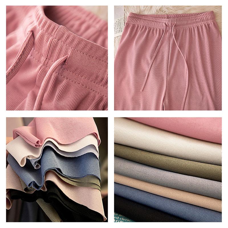 Ice Silk Wide-Leg Pants Women's Summer Lightweight High-Waisted Draped Student Casual Trousers Slimming Loose Fit Narrow Straight-Leg Pants