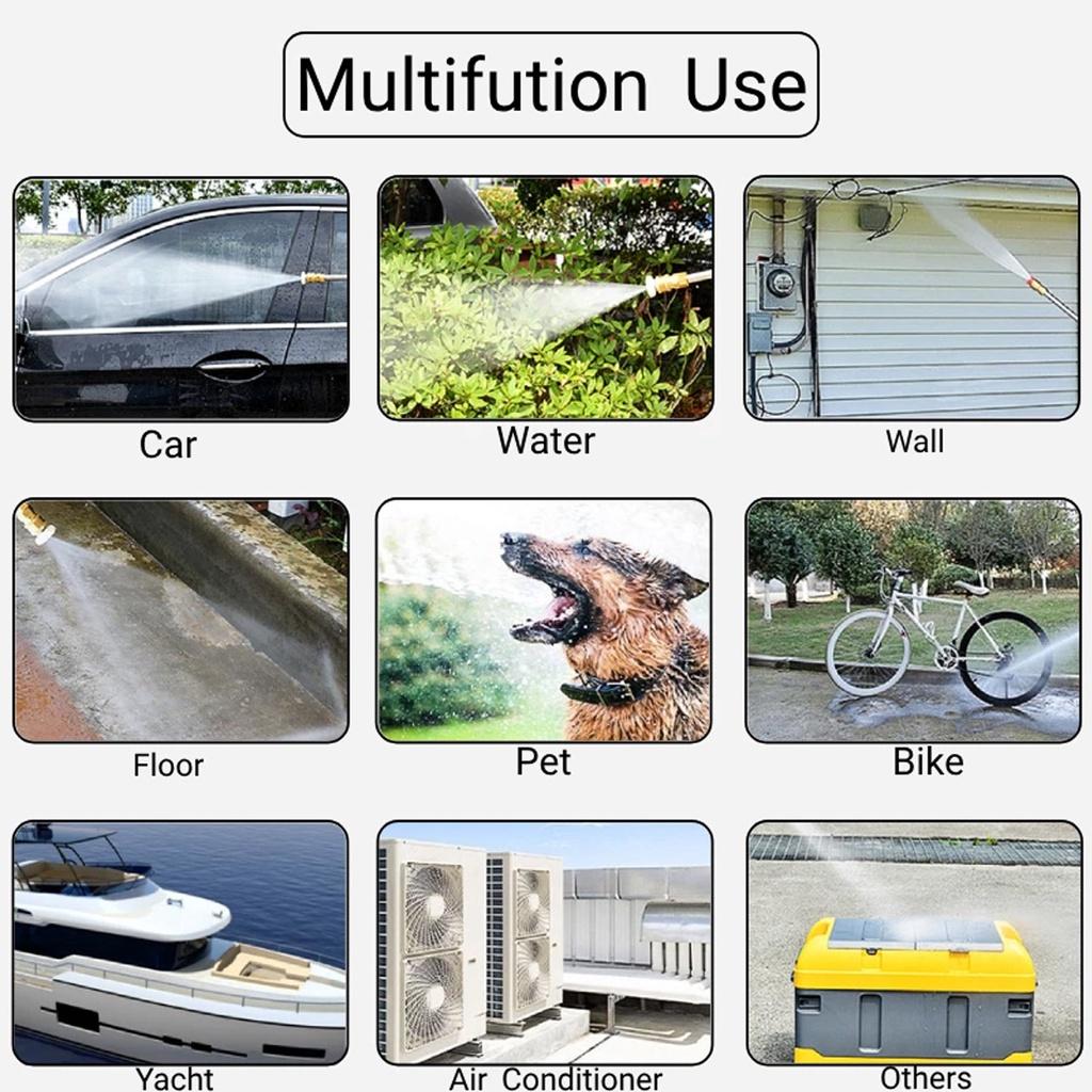 88VF 1000 Вт Беспроводная водоструйная автомойка Портативная машина для очистки водяных форсунок высокого давления