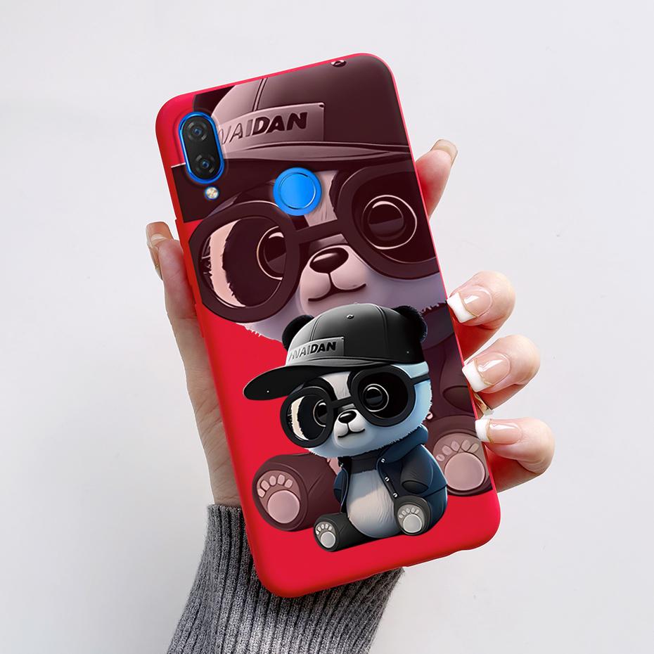 Чехол для Huawei Nova 3i INE-LX1 INE-LX2 Чехол с пандами Мягкий силиконовый чехол для телефона Для Huawei P Smart Plus 2018 Nova3i Fundas Бампер