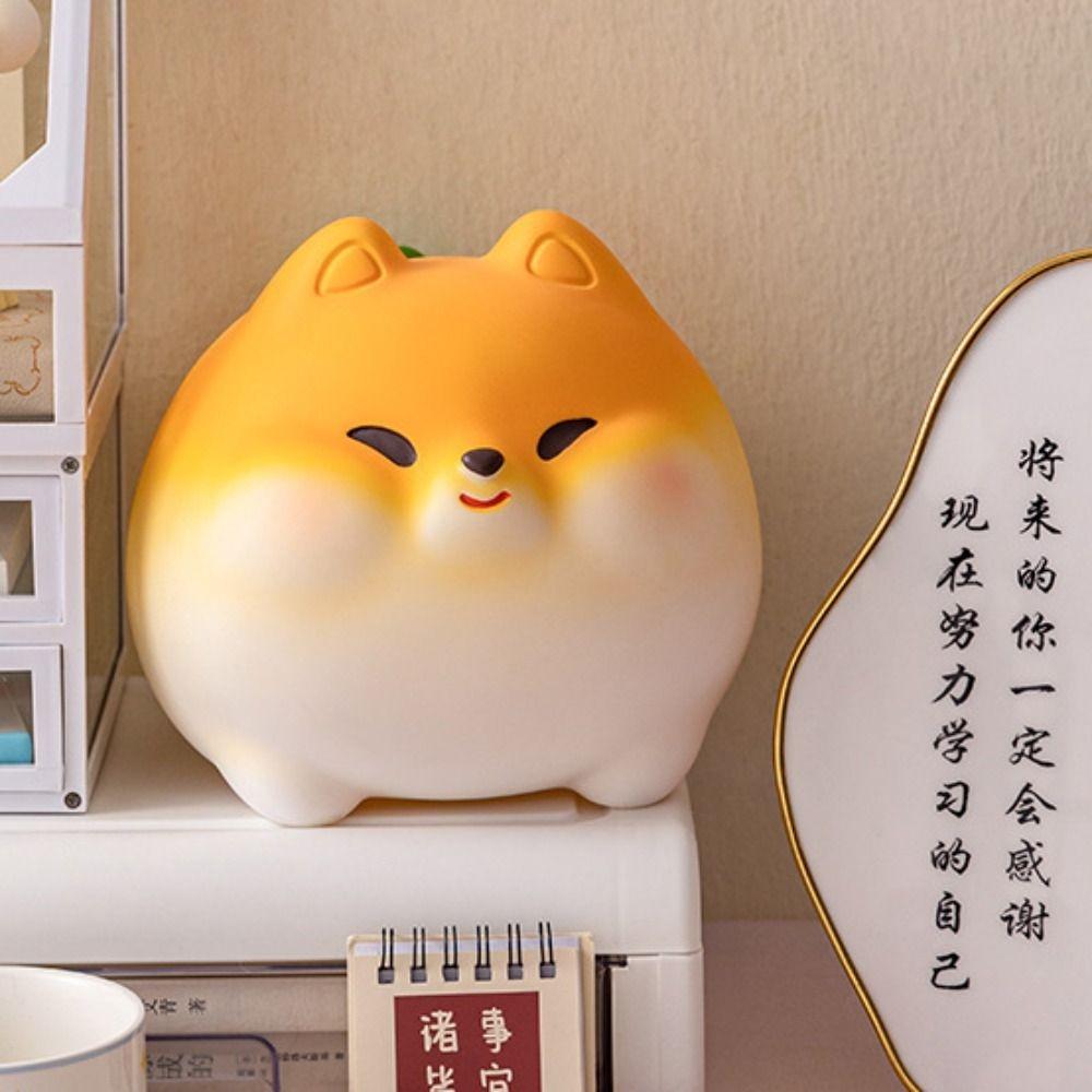 Resistant Fall Cartoon Dog Money Box Large Capacity Money Boxes Piggy Bank  Home Decoration