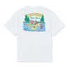 Converse HIGH SUMMER RIVER TOURS T Shirt Men's White 10026675-A02