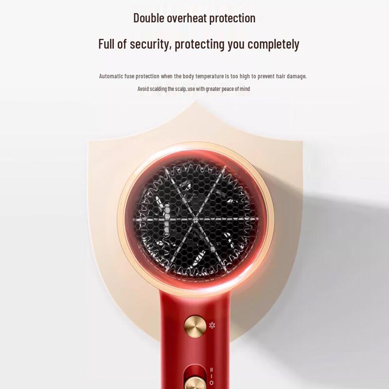 HAIER Высокоскоростной фен с отрицательными ионами, штекер CN (адаптер в комплекте)