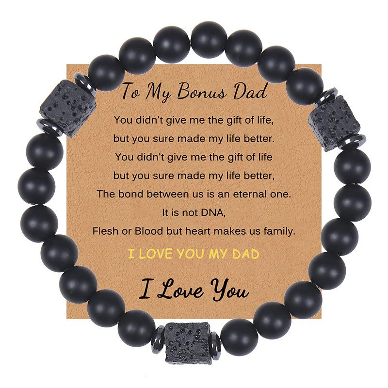 JYL TS Bracelet Birthday Gift Carded Beaded Celebrates Life & Abundant Blessings
