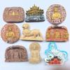 Luoyang Longmen Buddha Magnet and Han Bixie Figurines Collection