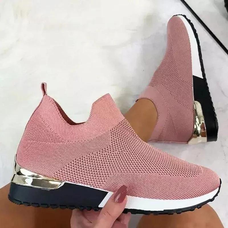 Новые женские кроссовки Slip-on для женщин, повседневные, спортивные, женские, осень 2024, белые кроссовки, женские, вулканизированные туфли