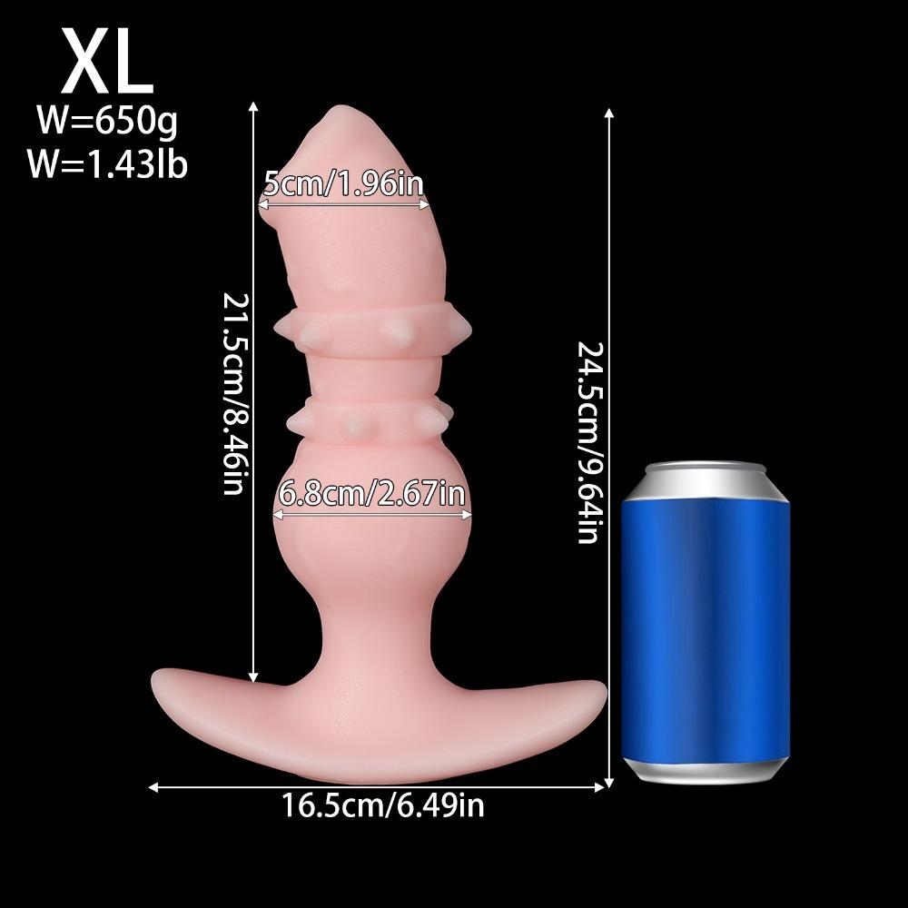 Fantasy Silicone Dog Shape Dildo Anal Plug Soft Body Safe Adult Pleasure Toy