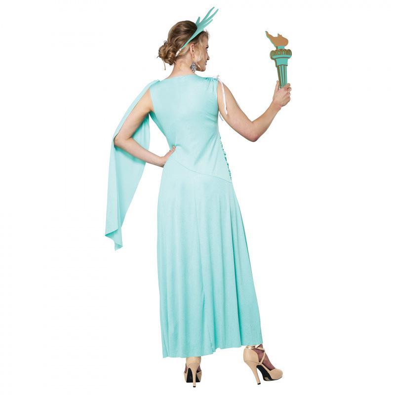 Хэллоуин Бесплатное платье Музы Костюм Костюм для Сценического Шоу Фестивальная Вечеринка Длинное Платье Платье для Шоу Костюм