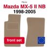 Front Car Floor Mats For Mazda Mx-5 Ii Nb Cabrio (1998-2005)