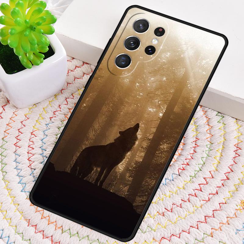 Чехол для телефона Animal The Wolf Howl print для Samsung Galaxy note 10 pro S26 Ultra S23 S24 FE S25 S21 S22 PLUS ударопрочный