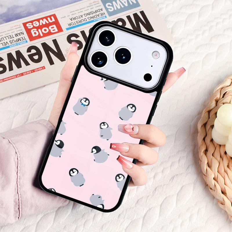 Penguin Phone Case For IPhone 17 16e 15 14 13 12 11 Pro Max Air Mini Soft Protective Cover