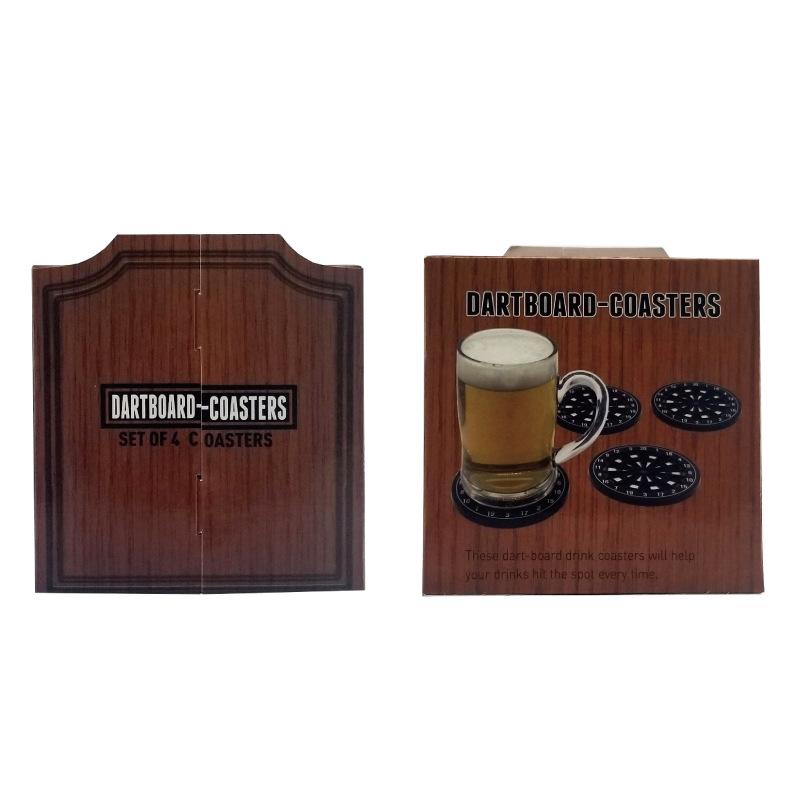 Mini Kitchen Table Mat Utensils Dart Board Styled Cup Mouse Pad Coaster Dart Board Drink Bottle Beer Beverage Placemat