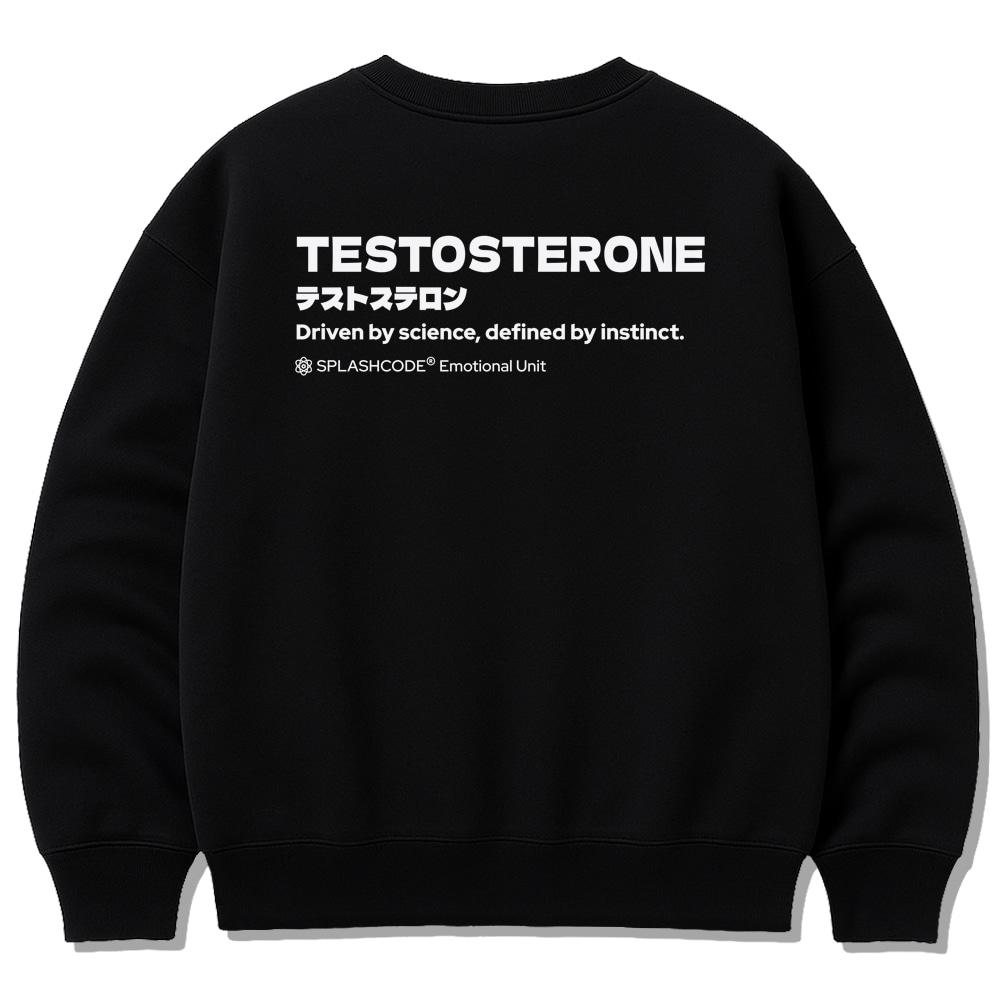 Свитшот с круглым вырезом Seupeullaesikodeu Heavy Черный - Teto (Тестостерон)