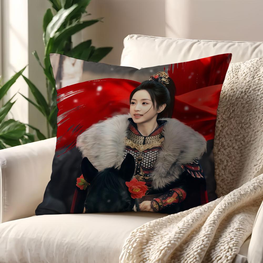 TV Pursuit of Jade Fan Changyu cushion cover For Pillow Printing Sofa Decoration Home Room Coffee Shop Office Nordic Simplicity