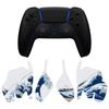 Grip Seal Compatible with PlayVital PS5 Split Design Soft Hexagonal Diamond Texture Sweat Absorbent Handle Grip Protector for PS5 Pattern Style Great