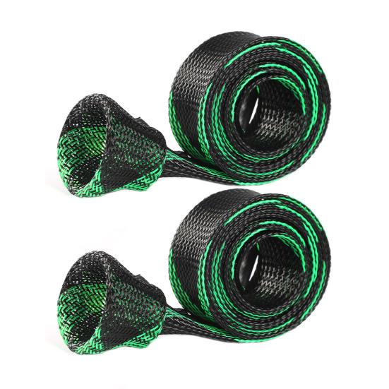 2 шт., 3 см x 170 см, рукав для удочки со шнурком, эластичная дышащая сетка из ПЭТ, легкая складная защита для удочки, аксессуары для рыбалки