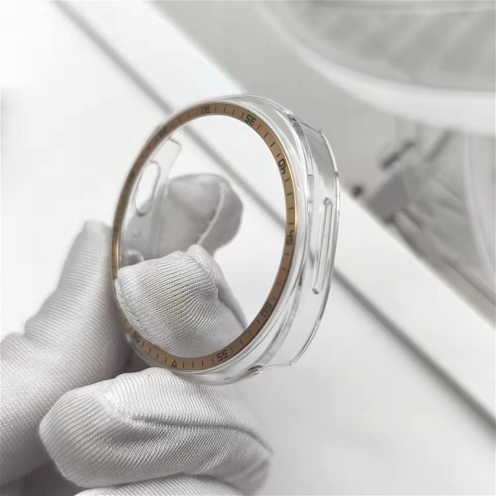 Scale Bezel Ring+Cover for Samsung Galaxy Watch 9 44mm 40mm Protector Hard PC Bumper Scale Shell for Galaxy Watch 8 40/44mm protective Cases