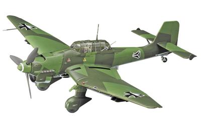 Hasegawa Серия Creator Works Идзетта из конца Юнкерс Штука Масштабная пластиковая модель 64740 Ju87B-2 1/48
