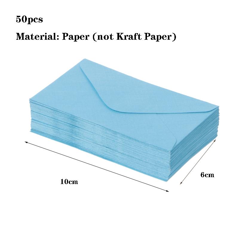 50 шт./лот черно-бело-красные конверты из крафт-бумаги в винтажном европейском стиле для визитных карточек и приглашений