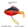 Artificial Soft bass Bait with Lead hook Dark Sleeper Soft Plastic Bait 2024 Minnow Lure