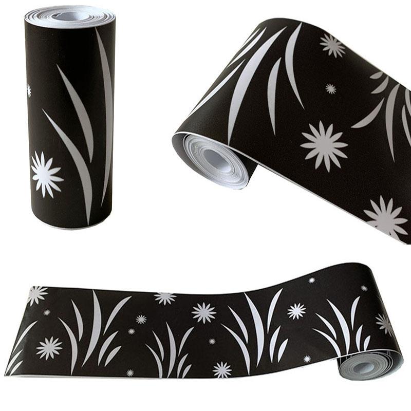 3D обои бордюры ПВХ самоклеящиеся водонепроницаемые наклейки на стену гостиная ванная комната линия талии 3D домашний декор бордюр