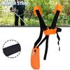Strimmer Double Shoulder Harness Strap Padded Belt  for Brush Cutter Trimmer Garden Pruner Comfortable Labor Saving W Shape