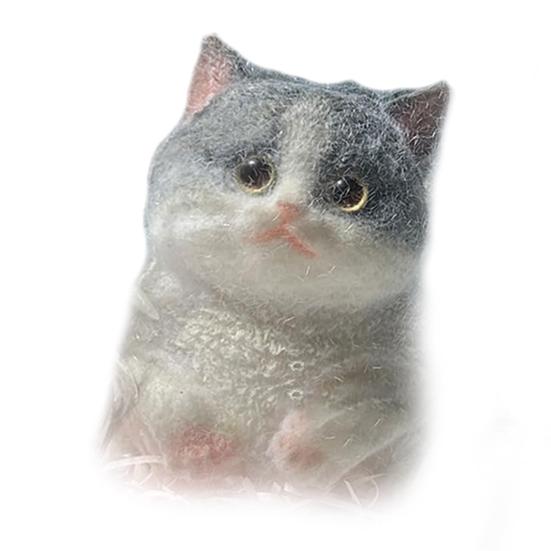 Реалистичная игрушка для кошек, сжимающая медленно восстанавливающийся мягкий TPR, снимает стресс, беспокойство, портативная для детей, подростков, взрослых, котят, животных, сжимающих сенсорную игрушку-фиджет