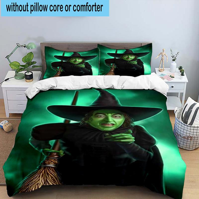 3PCS Wonderful Wizard Adventure 3pcs Bedding,Including 3PCS Duvet Cover And 2pcs Pillowcases Perfect for Christmas,Ideal for Bedroom, Dormitory