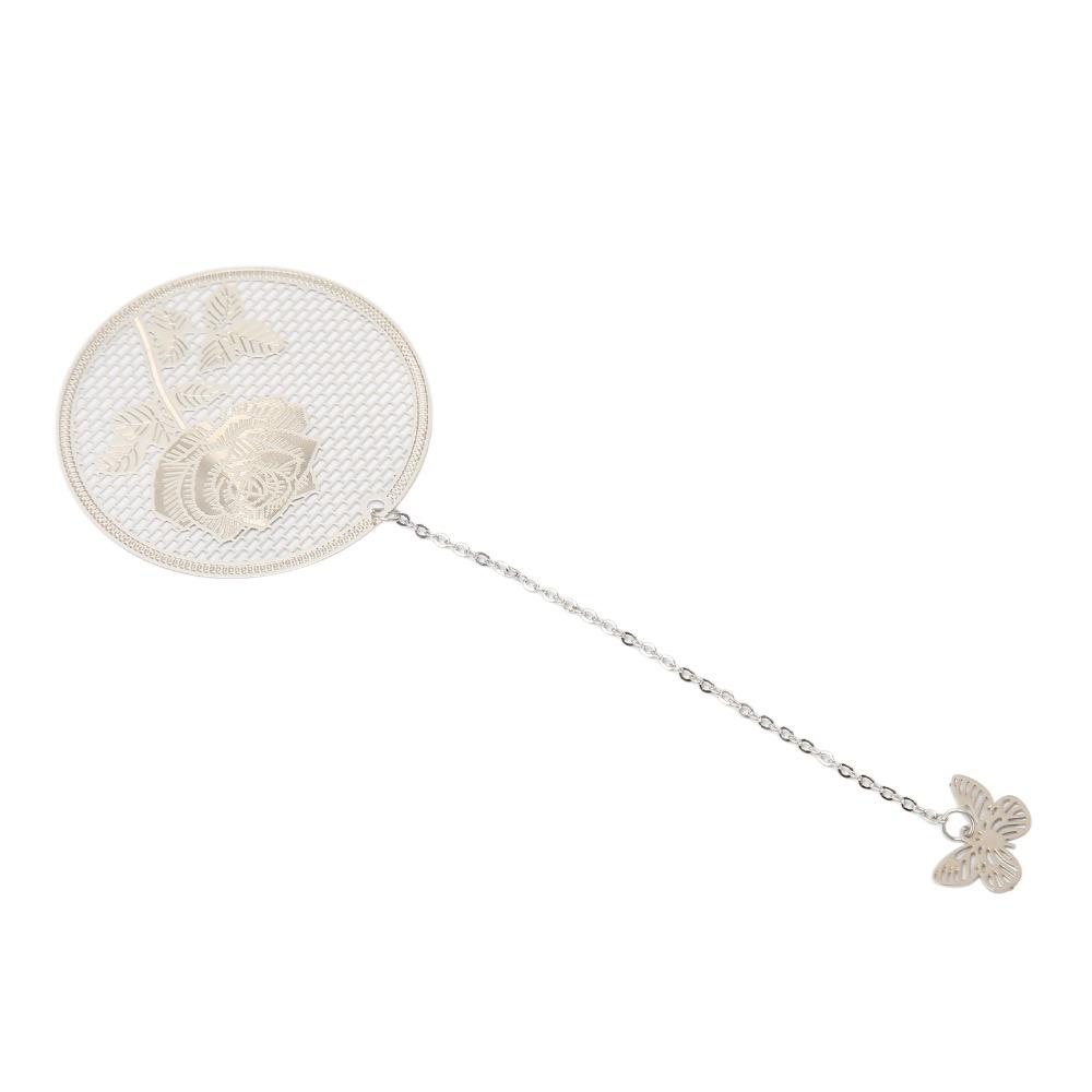 2Pcs Hollow Design Metal Bookmark Leaf Vein Design Hollow Bookmark Leaf Vein Bookmark For Readers