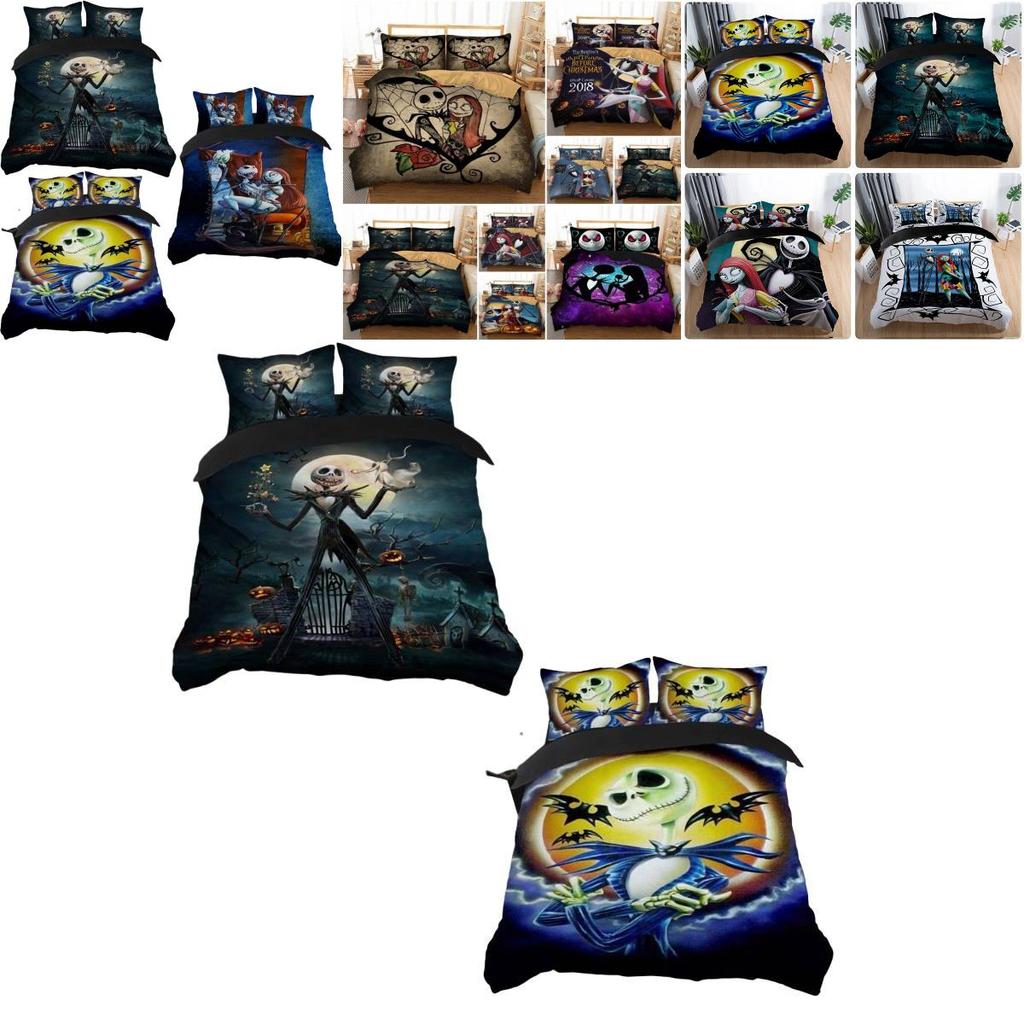 Комплект постельного белья из трех предметов с наволочками и пододеяльником, 90 г/м2, с цифровым принтом на заказ, в скандинавском стиле