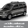 Наклейки на боковую дверь автомобиля Для Renault Kangoo 1 2 3 4x4 MK1 MK2 MK3 Фургон Графика Гора Дерево Виниловые Наклейки Аксессуары для тюнинга авто
