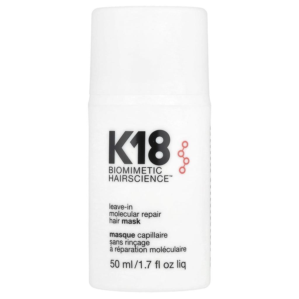 K18 Biomimetic HairScience™, несмываемая маска для волос Molecure Repair, 1,7 жидких унций (50 мл)