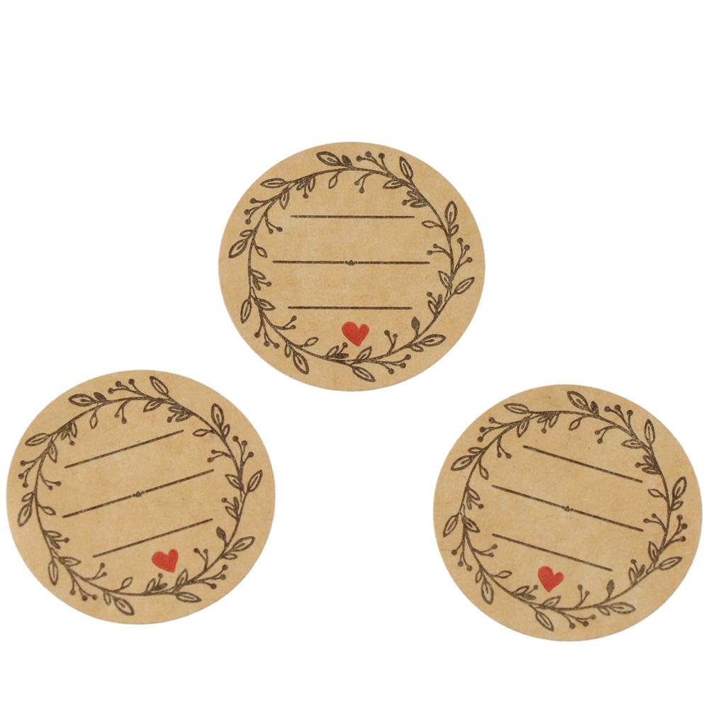 500 Pcs Jar Label Stickers Round Bottle Labels Labels Stickers Labels  Handmade