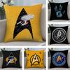 S-Star T-Trek Ship Movie Pillow Case Plush Fabric Soft Double Sided Print Sofa Cushion Cover Throw Pillow Covers