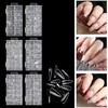 120Pcs Poly Nail Gel Nail Dual Forms Finger Extension Uv Builder Nail Tips Tools