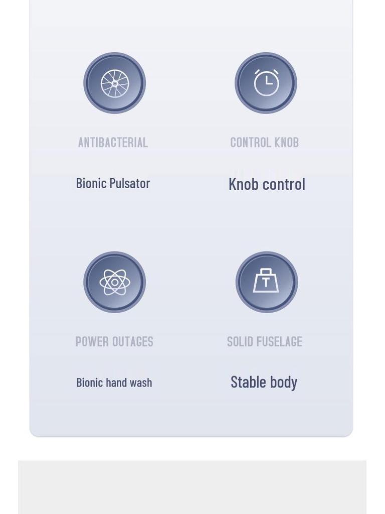 Компактная полуавтоматическая мини-стиральная машина с синим светом и функцией отжима