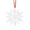 Funny Christmas Tree Decoration Creative Prank Snowflake Ornament Tree Hanging Pendant Decor for Party Holiday