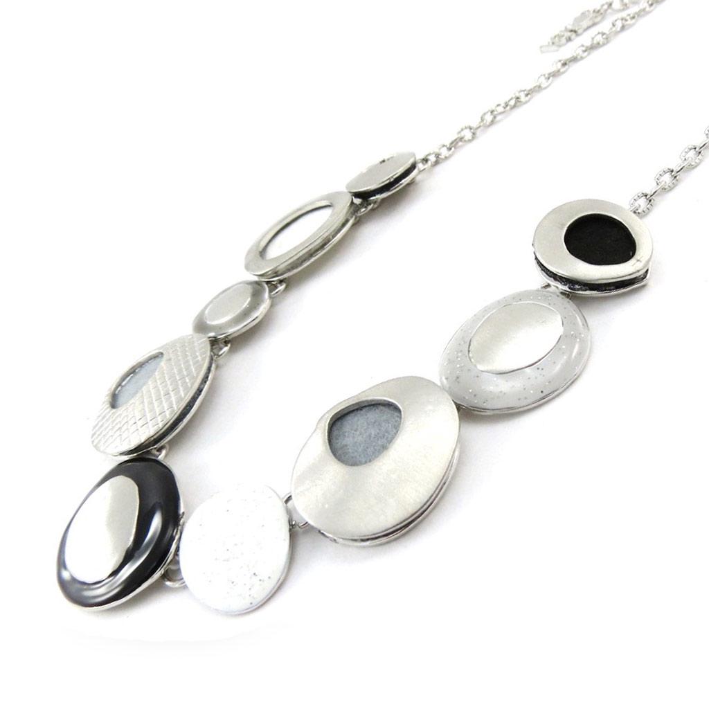 NOA [J2253] — Серое дизайнерское колье «Джудит»