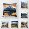 Mountains River Natural Scenery Pillow Cover Sofa Decoration Car Office Seat Cushion  Room   Home