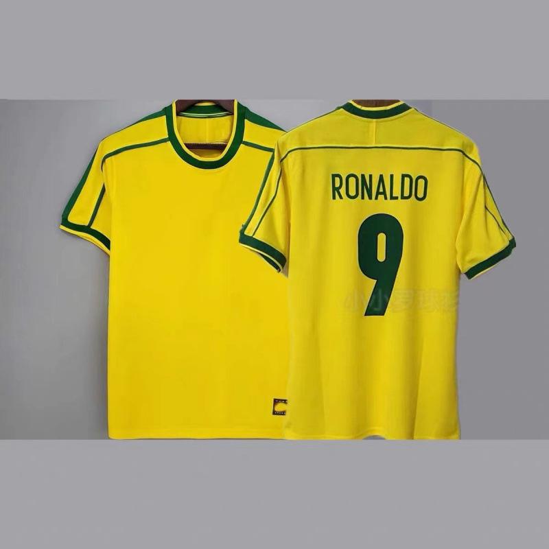 Vintage jersey 0607AC Milan No. 22 Kaka national team Brazil France Portugal short-sleeved home and away jersey