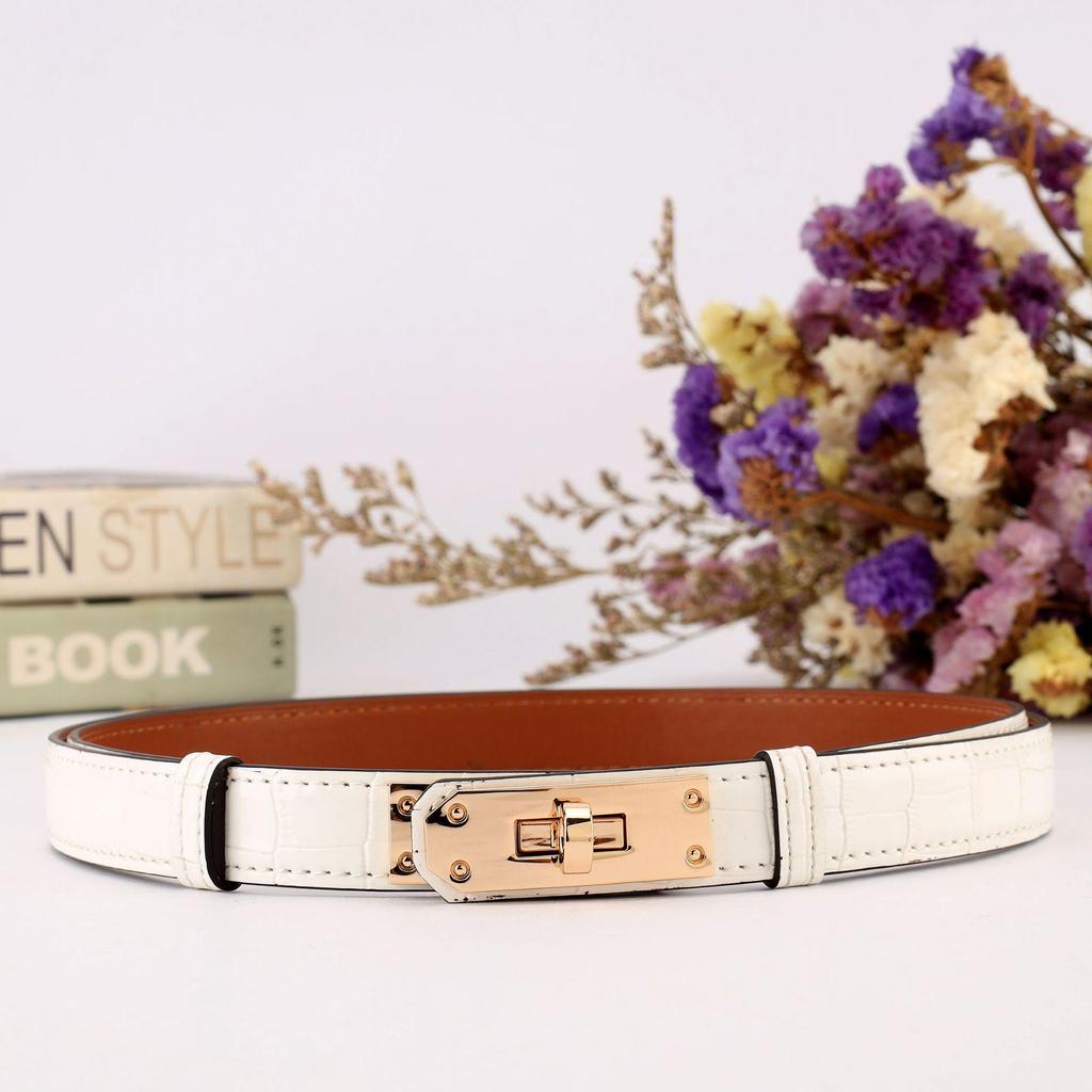 Универсальный женский ремень H-образного типа из лицевой коровьей кожи для подчеркивания талии и украшения летних платьев