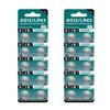 Pack of 10/20/30/40pcs AG12/LR43 Button Cell Batteries SR43SW LR1142 186 386A Coin Cells for Watches Remote Toy