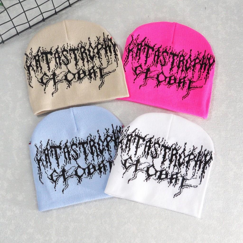 Heart Shape Spider Web Pattern Knitted Hat For Fall And Winter Season