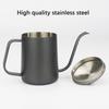 Stainless Steel Pour Over Kettle Gooseneck Spout Coffee Tea Pot Hanging Ear Hand Blunt Long Narrow Drip Cup for Coffee Maker