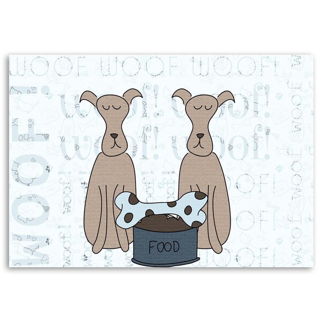 Canvas print, Dog bone