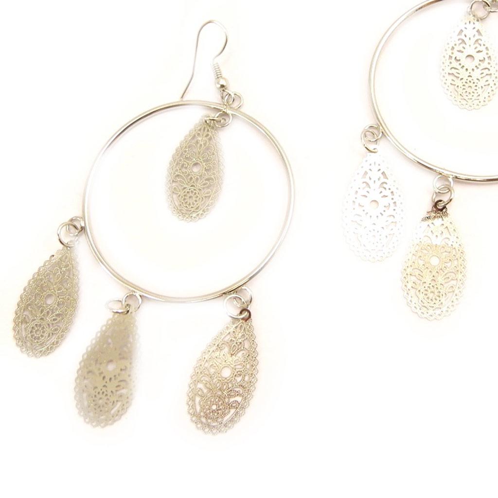 Les Trésors De Lily [L5224] - Серебряные дизайнерские серьги «Кармен»