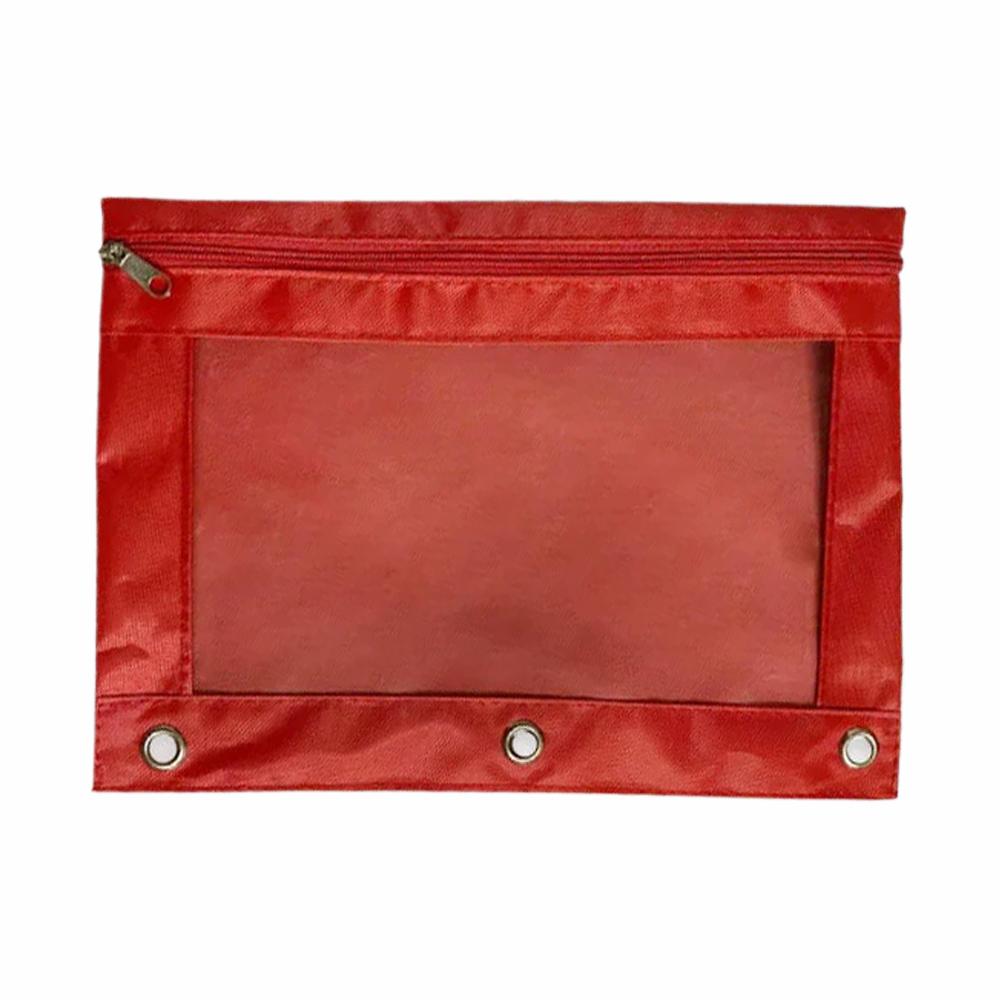 Transparent Oxford Cloth Loose Leaf Budget Binder Pockets Documents Holder File Organizer Zipper Binder Pouches For Notebook