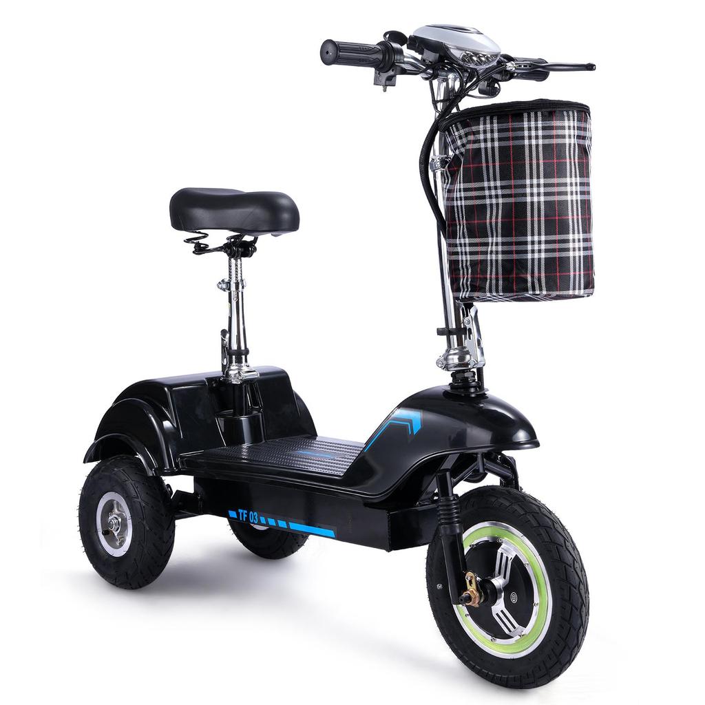 Twofish TF03 Three-wheeled Electric Scooter 500W Motor 48V15Ah Battery 28km/h Max Speed 30km Max Range