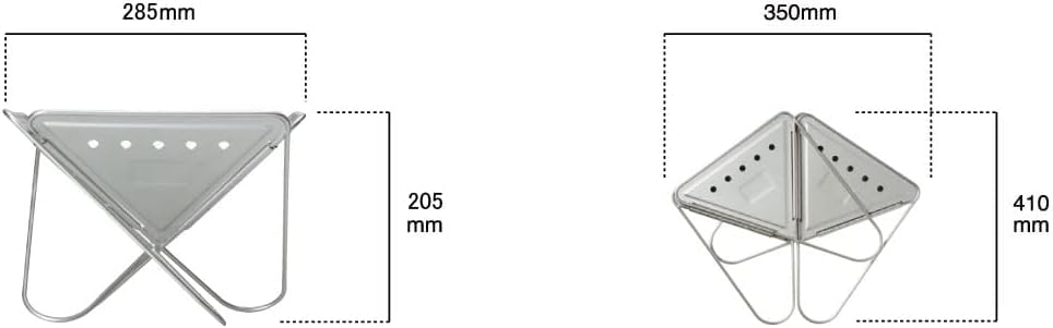Подставка для костра Snow Peak S 2 для кемпинга на открытом воздухе [для людей] ST-031R