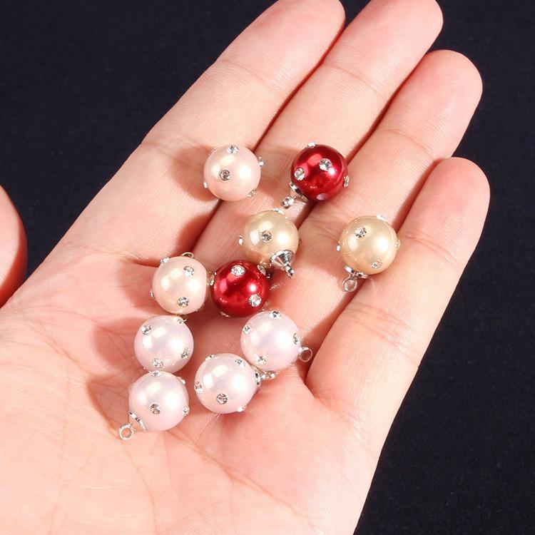 Белый жемчужный пуговиц для одежды, верхняя часть с ромбовидными пуговицами для рубашки, кардигана, круглые универсальные пластиковые пуговицы для свитера и пальто